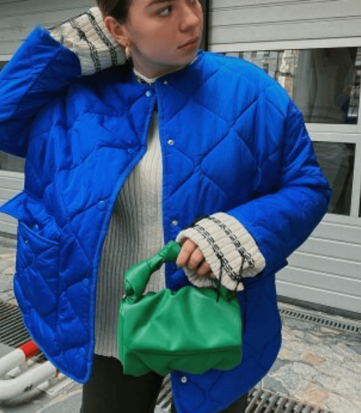 Jacke, Oversized, für Herren, gepolstertes Polyester-3