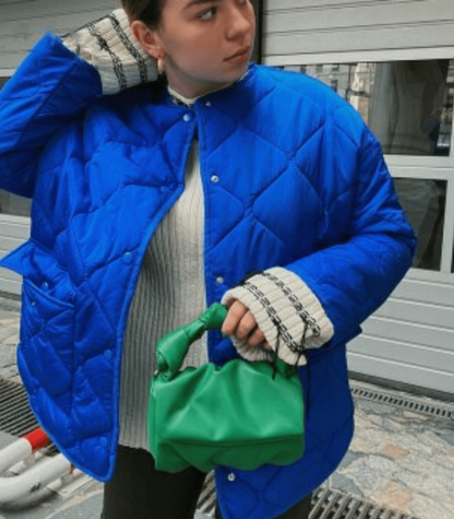Jacke, Oversized, für Herren, gepolstertes Polyester-3
