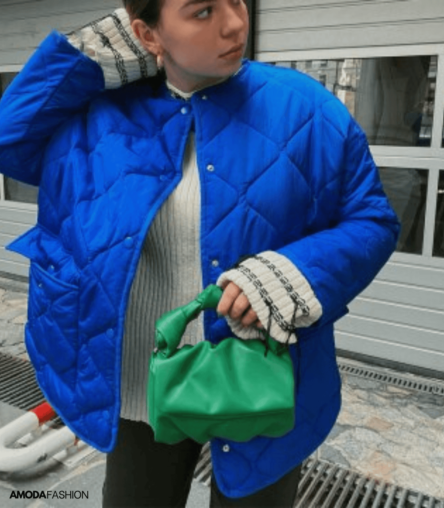 Variant image for Damer Överdimensionerad Vadderad Jacka Vattentålig Polyester-7