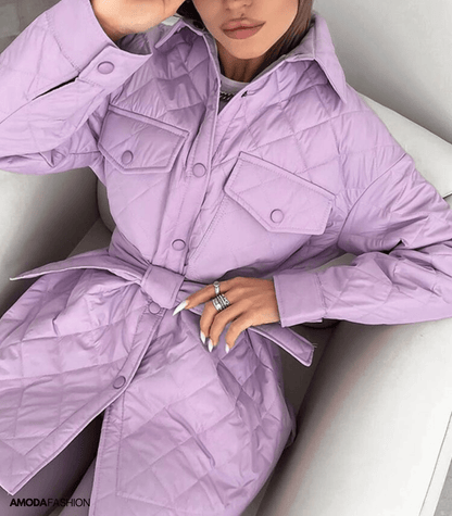 Variant image for Damer Överdimensionerad Vadderad Jacka Vattentålig Polyester-19