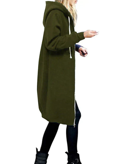 Variant image for Kvinnor Hoodie Avslappnad Stil Justerbar Huva Mjuk Tyg-25
