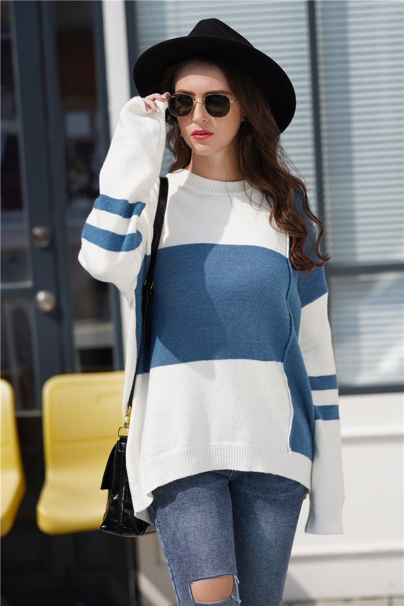 Variant image for Dam Pullover Vinter Mjuk Akryl med Fjärilsmotiv-1