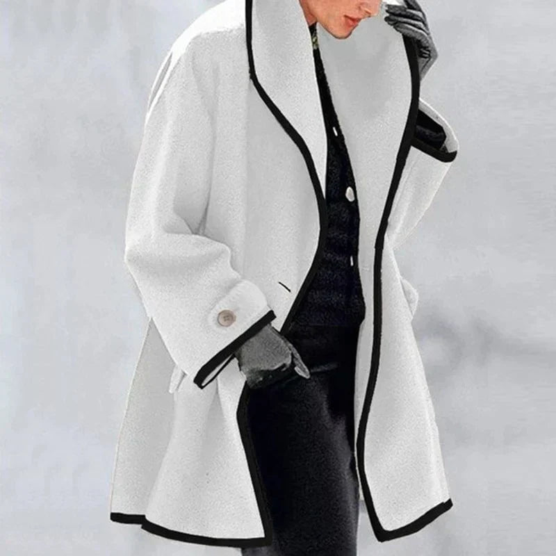 Dam Övergångsjacka Trendig Design Polyester Normal Passform-1