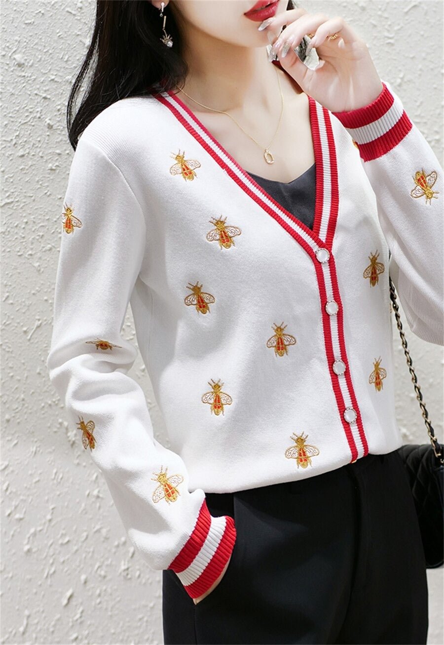 Dam Kofta med Bi-motiv i Högkvalitativt Material – Elegant Passform för Vardag och Fest 2