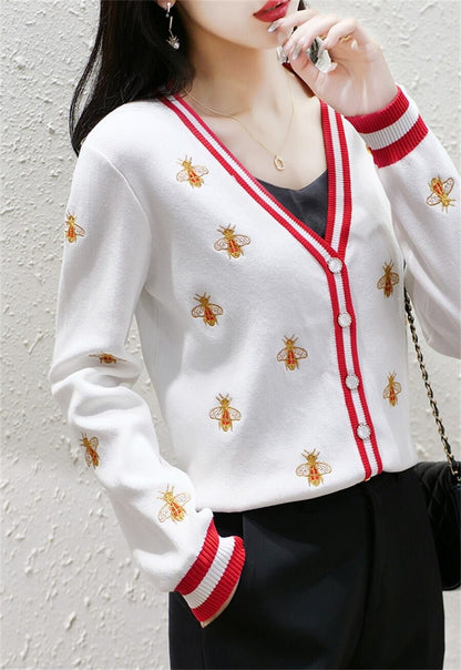 Dam Kofta med Bi-motiv i Högkvalitativt Material – Elegant Passform för Vardag och Fest 2