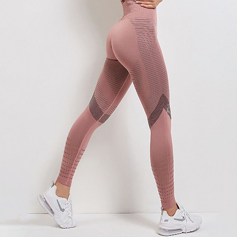 Variant image for Damleggings Hög Midja Träningsstil Polyester-25