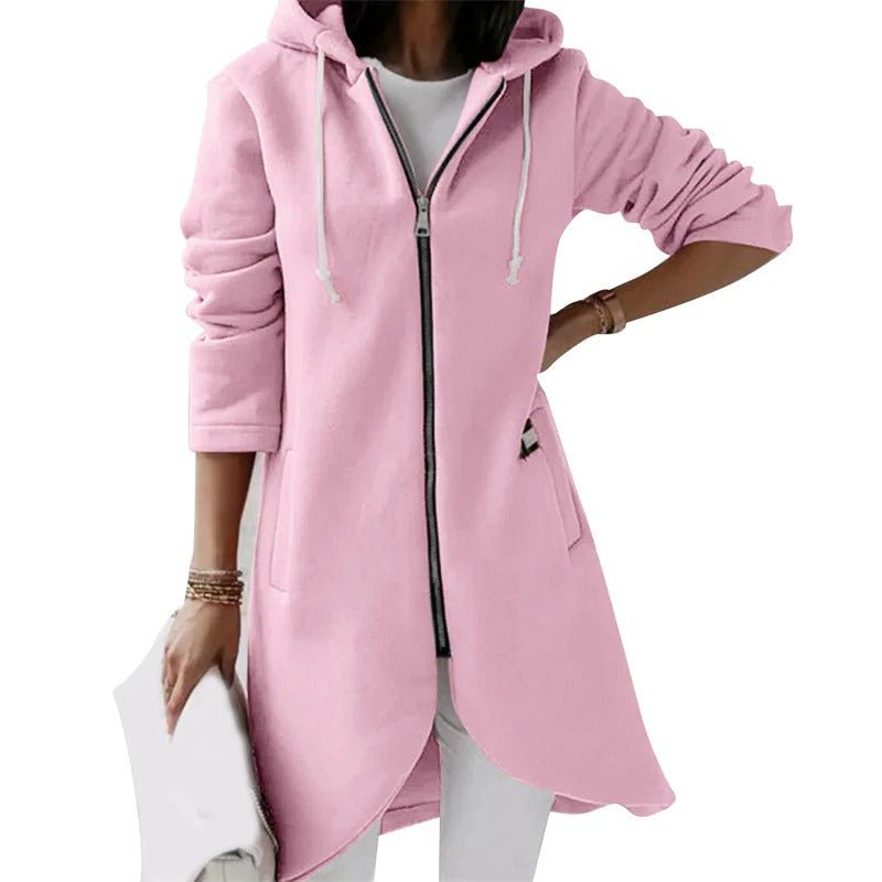 Dam Huvväst Lång Avslappnad Polyester och Bomull-2