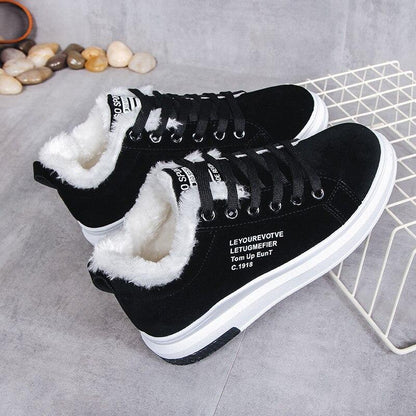 Dam Sneakers Modern Design Bekväm Textil-3