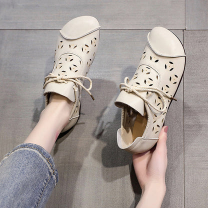 Variant image for Dam Loafers Bekväma PU-Läder Skor-1