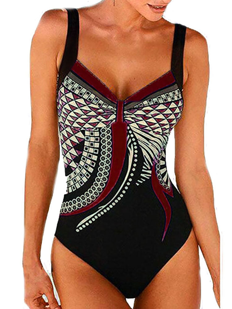 Dam Monokini Baddräkt Push-Up Polyester Shaping 2
