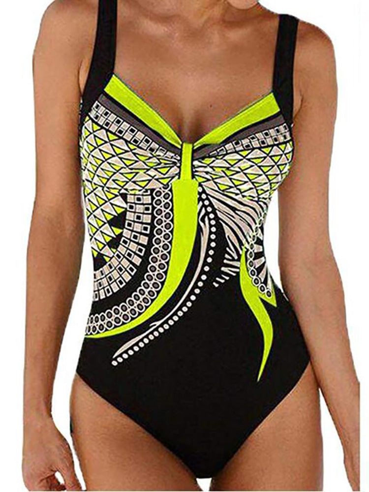 Dam Monokini Baddräkt Push-Up Polyester Shaping 6