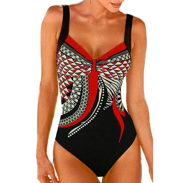 Dam Monokini Baddräkt Push-Up Polyester Shaping 10