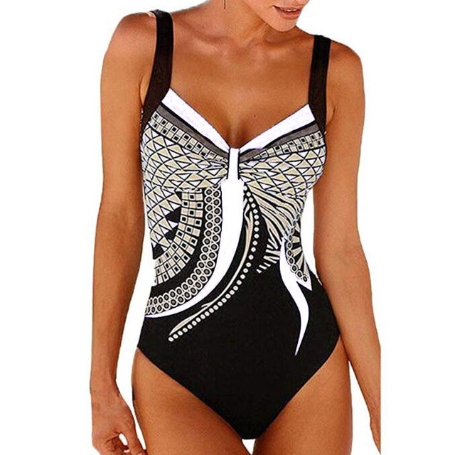Dam Monokini Baddräkt Push-Up Polyester Shaping 11