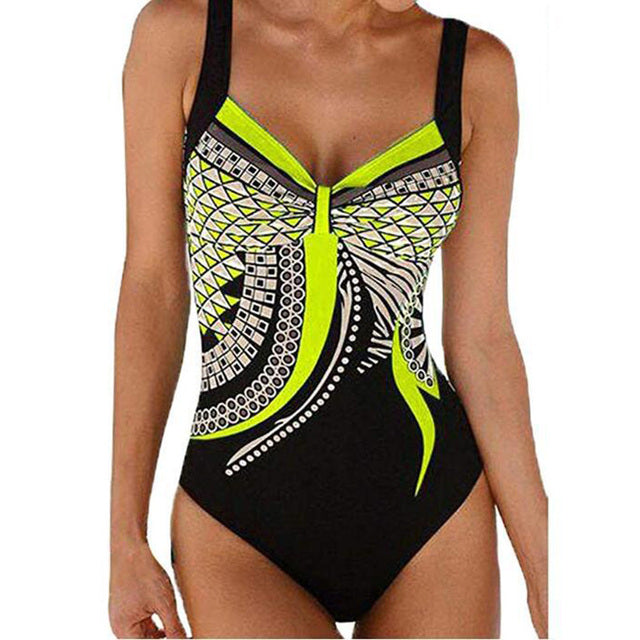Dam Monokini Baddräkt Push-Up Polyester Shaping 12