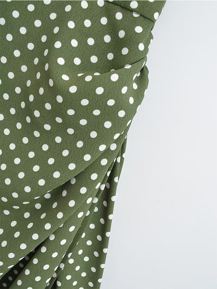 Kvinnor Midi Klänning Utan Ärmar Polyester-6