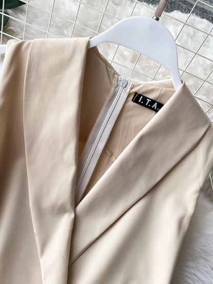 Kvinnors Bredbyxor Hög Midja Polyester-6