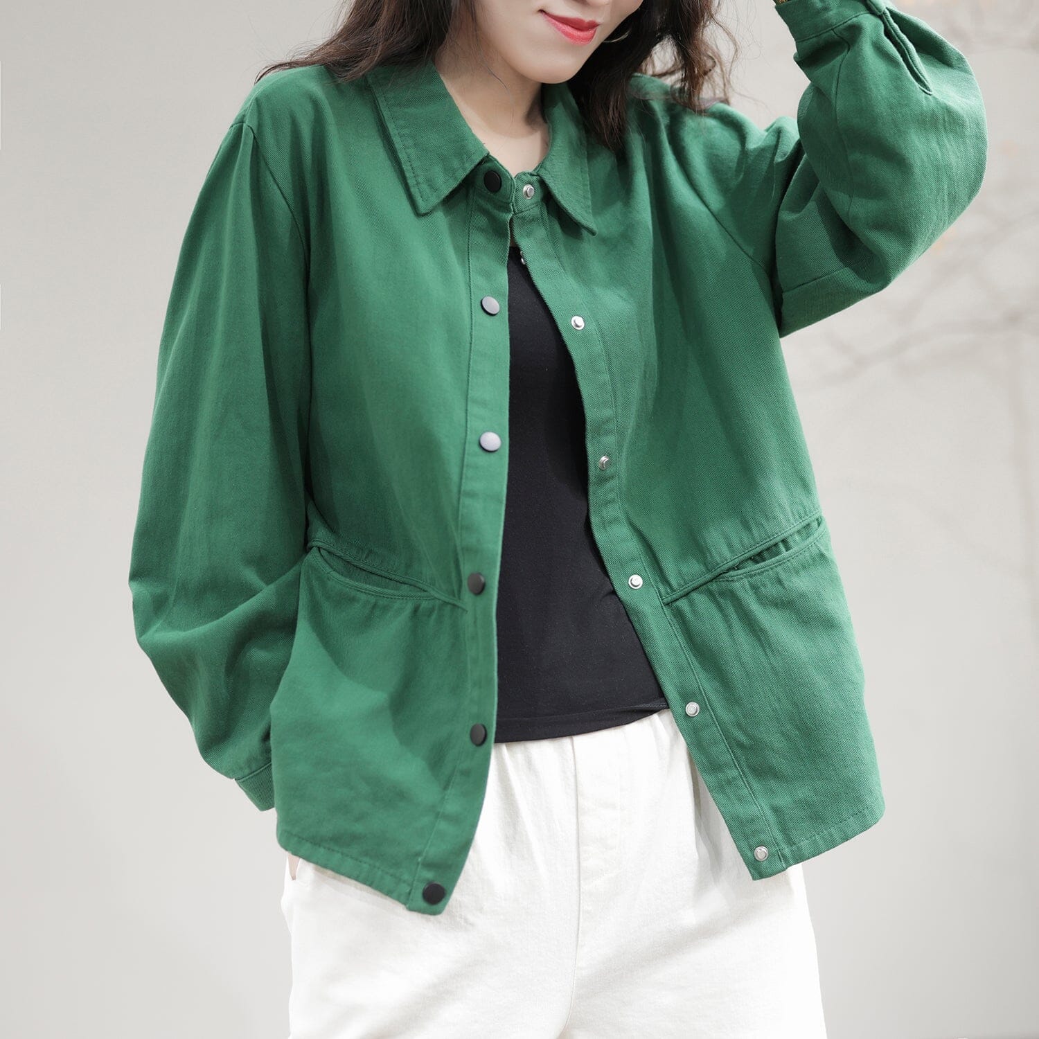 Variant image for Damjacka Trendig Polyester med Moderna Detaljer-3