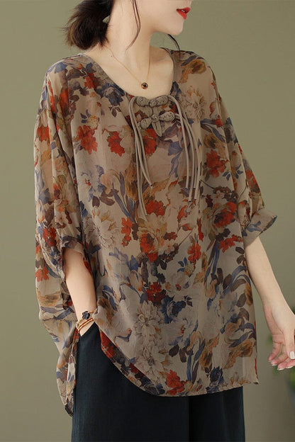 Variant image for Kvinnors Skjorta Luftig Bomull Elegant-3