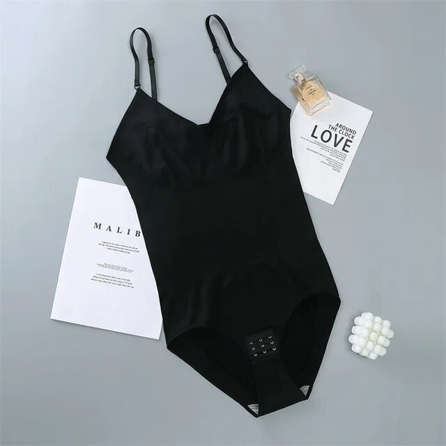 Dam Bodysuit Full Kroppsform i Nylon med Smickrande Silhuett – Push-Up-Bust och Anpassad Passform, Flera Storlekar 8