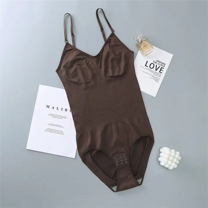 Dam Bodysuit Full Kroppsform i Nylon med Smickrande Silhuett – Push-Up-Bust och Anpassad Passform, Flera Storlekar 10