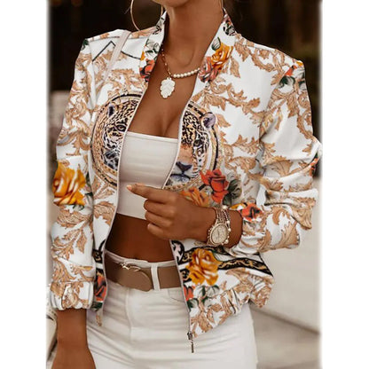 Kvinnors Jacka Elegant Design Polyester 14