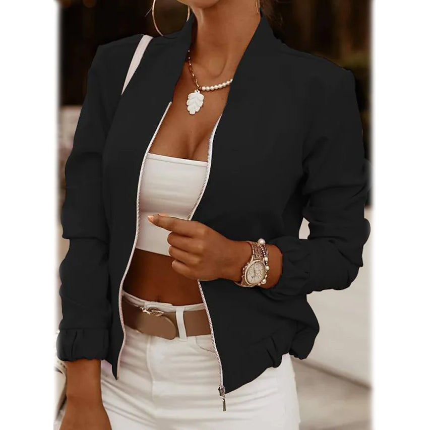 Kvinnors Jacka Elegant Design Polyester 16