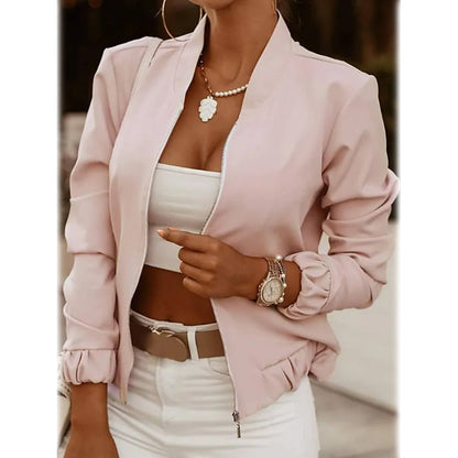 Kvinnors Jacka Elegant Design Polyester 4