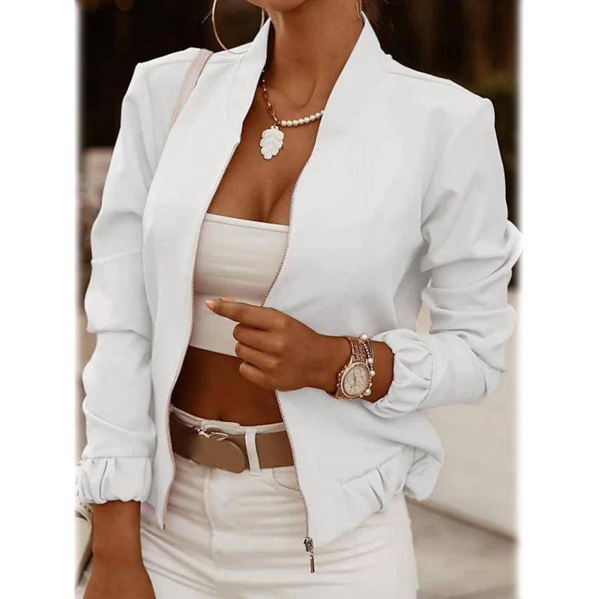 Kvinnors Jacka Elegant Design Polyester 15