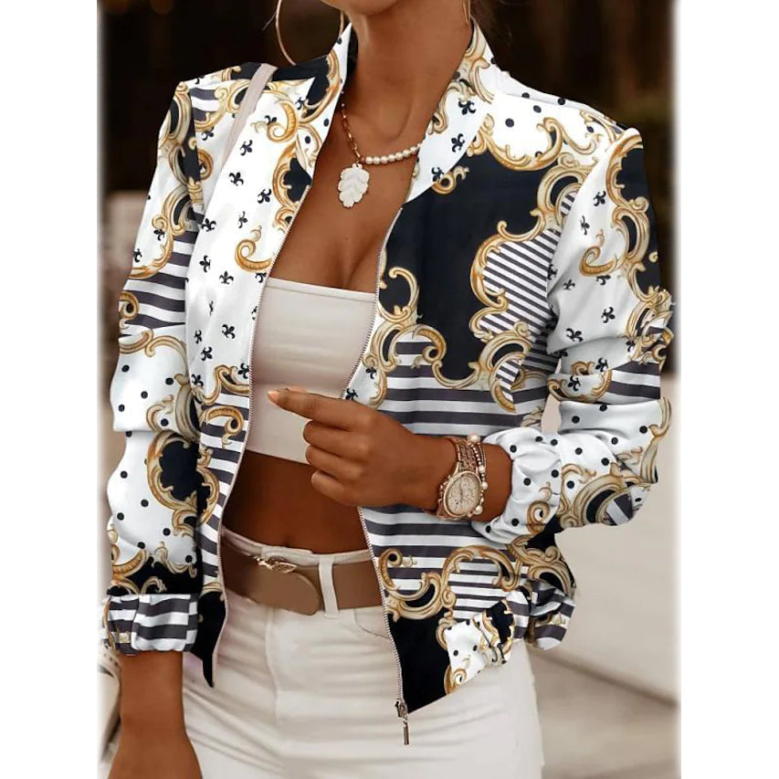 Kvinnors Jacka Elegant Design Polyester 1