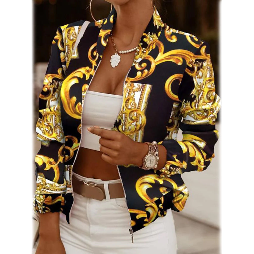 Kvinnors Jacka Elegant Design Polyester 5