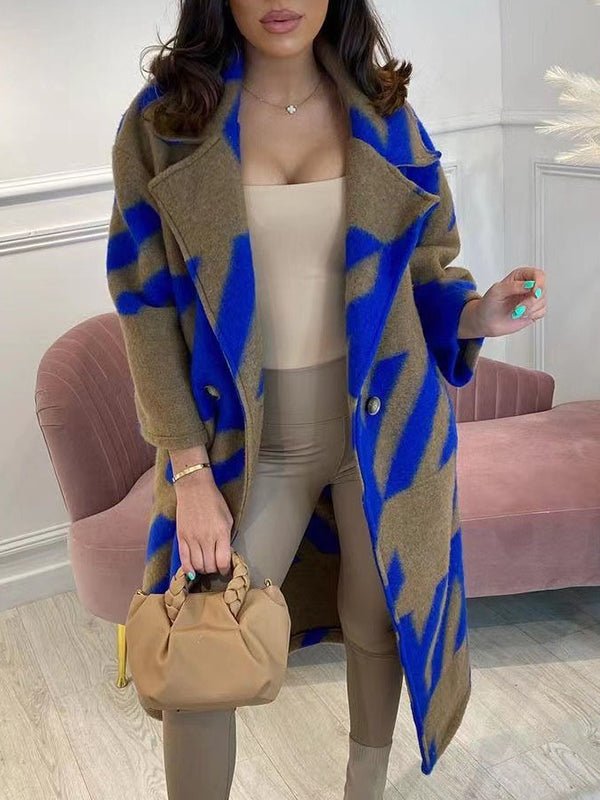 Kvinnors Kappa Elegant Varm Polyester-Ullblandning-4