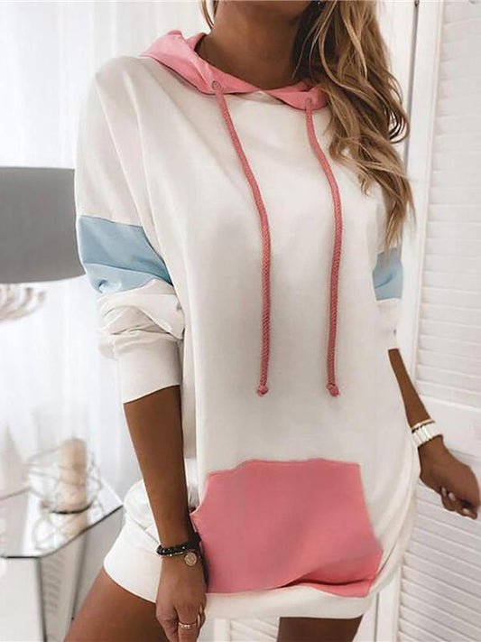 Damjacka Modern Termisk Polyester med Justerbar Huv och Fickor-1