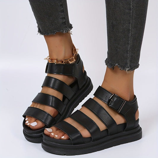 Dam Sandaler Elegant Design Syntetisk Läder 1