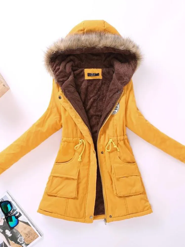 Variant image for Dam Parkas Slim Fit Med Avtagbar Huva i Andningsbart Tyg-55