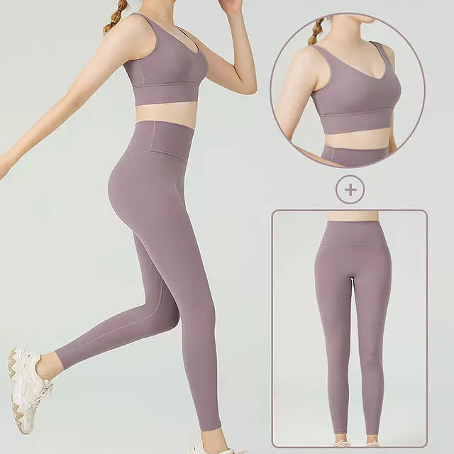 Joggingbyxor Dam Sömlösa Elastiska Nylon för Träning och Jogging – Ankellängd, Modern Passform 11