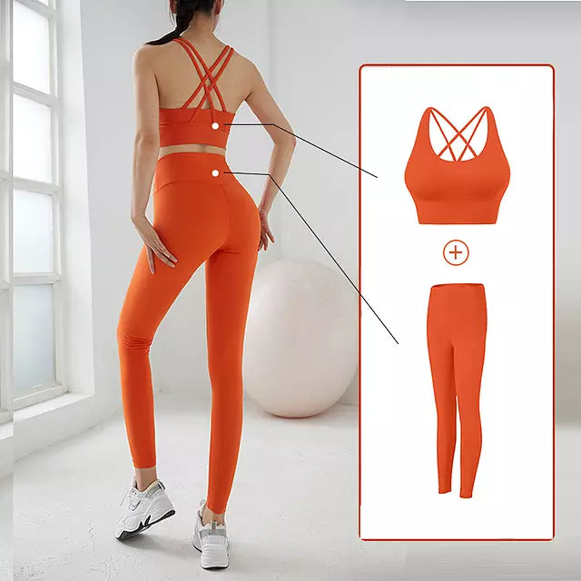 Joggingbyxor Dam Sömlösa Elastiska Nylon för Träning och Jogging – Ankellängd, Modern Passform 14