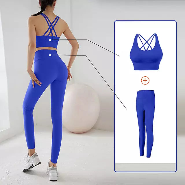 Joggingbyxor Dam Sömlösa Elastiska Nylon för Träning och Jogging – Ankellängd, Modern Passform 15