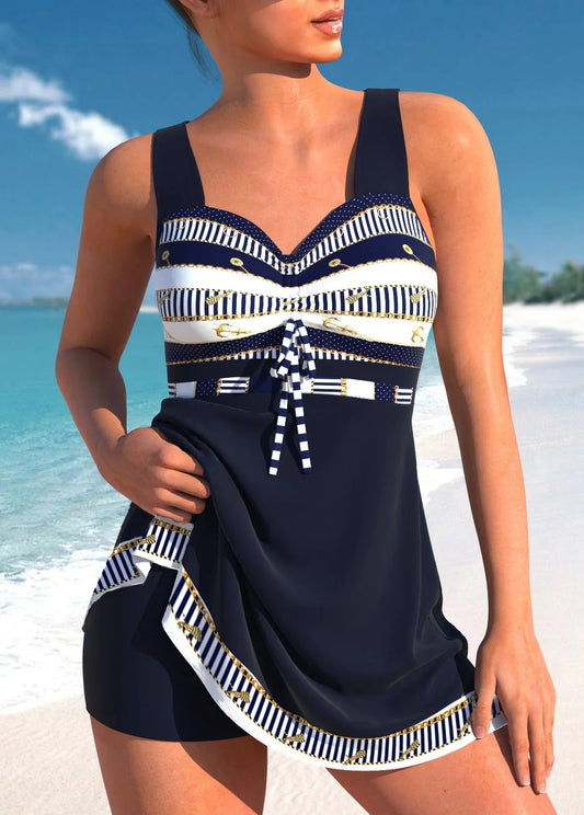 Dam Tankini Lappad Design Nylon Spandex-1