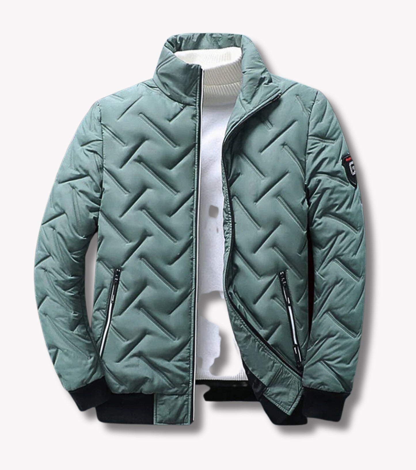 Herrjacka Vinter Elegant Design Högkvalitativt Material-4