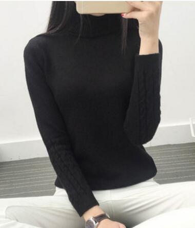 Variant image for Dam Stickad Tröja Kabelmönster Mjuk Akryl-5