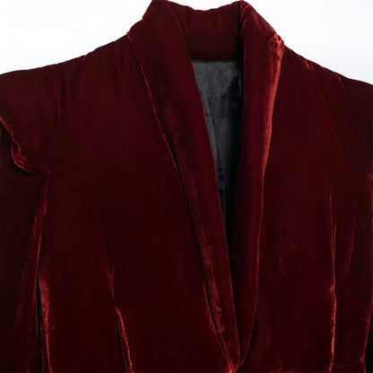 Damjacka Elegant Höst Vinter Strukturerad Polyester-6